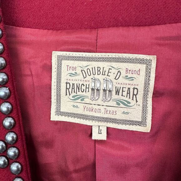 Double D Ranch Maroon Embellished Blazer - Picture 4 of 14